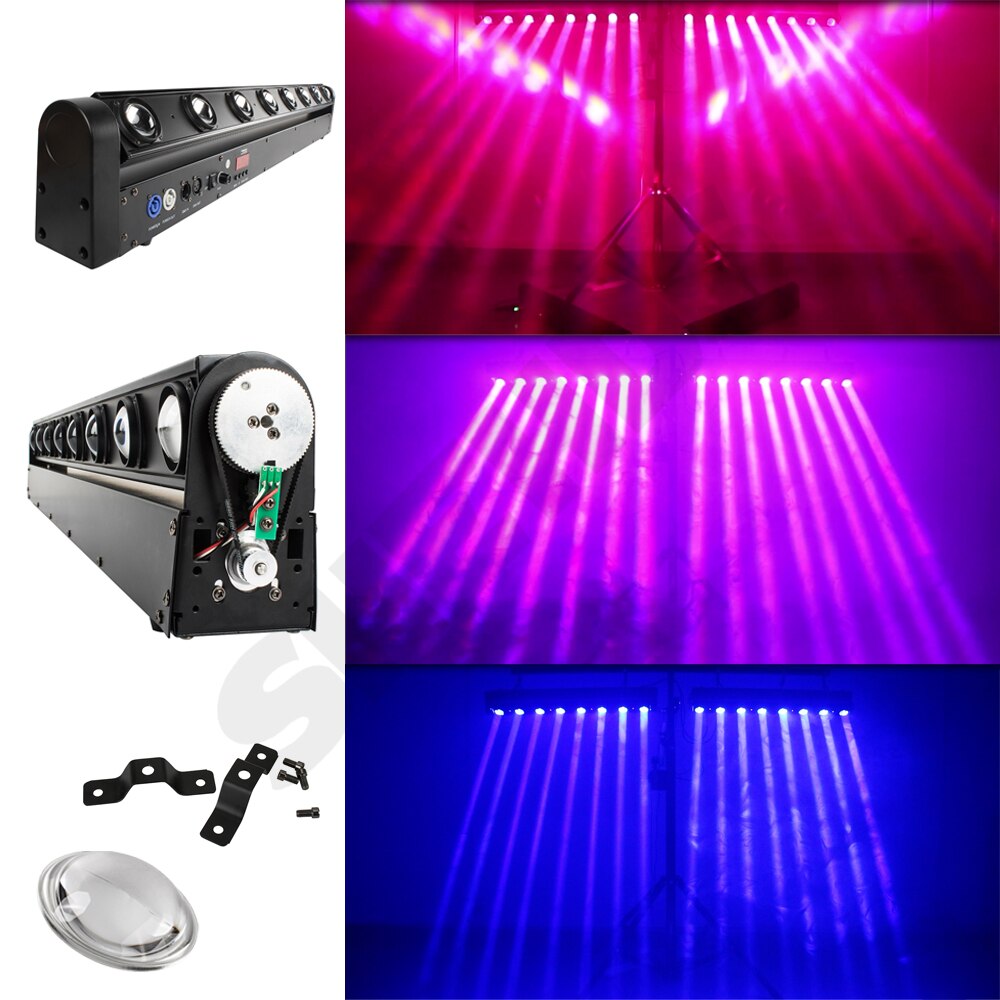 2pcs/Lot LED Bar Beam Moving Head Light RGBW 8x12W Perfect For Mobile DJ Disco Party Nightclub Dance Floor