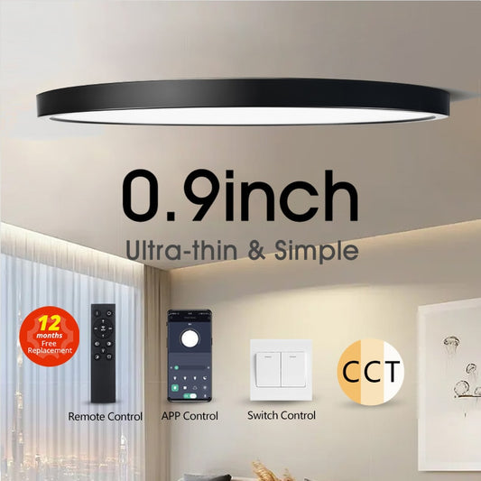 0.9inch Smart lamp Led ceiling lamp APP/ Remote Control Dimmable Indoor lighting for living room led lights for room Bedroom