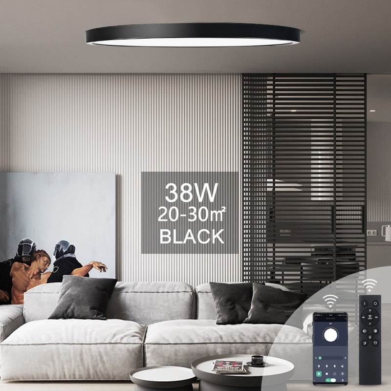 0.9inch Smart lamp Led ceiling lamp APP/ Remote Control Dimmable Indoor lighting for living room led lights for room Bedroom