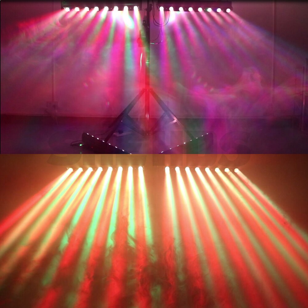 2pcs/Lot LED Bar Beam Moving Head Light RGBW 8x12W Perfect For Mobile DJ Disco Party Nightclub Dance Floor